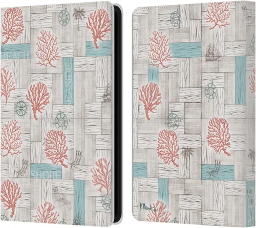 Vista 13 de Head Case Designs Funda de piel con licencia oficial de Paul Brent Agate Mermaid Coastal para Kindle Paperwhite 5 (2021)