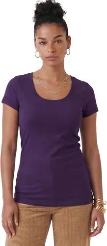 Vista 137 de Emmalise - Camiseta de manga corta para mujer, cuello redondo, estilo básico, pack de valor, tallas junior y grandes