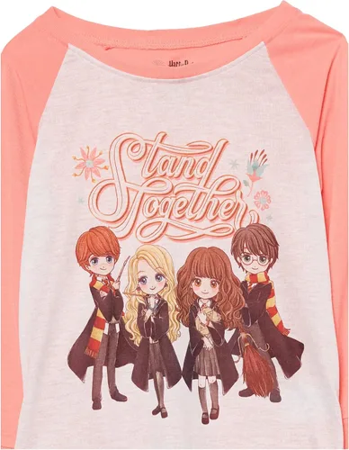 Vista 2 de WARNER BROS Conjunto de pijama de 2 piezas Harry Potter para niñas