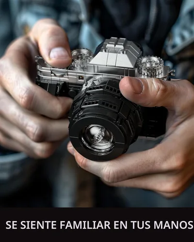 Vista 3 de Nifeliz Juego de construcción de cámaras para adultos, 2 modelos de cámara coleccionables para construir y exhibir, regalo creativo para fotógrafos
