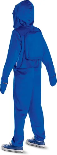 Vista 2 de Disguise Disfraz de impostor azul de Among Us, overol con capucha oficial de Among Us para niños