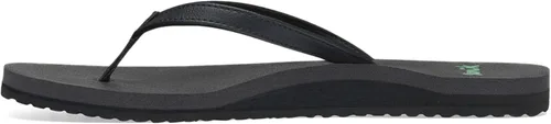 Vista 3 de Sanuk Yoga Joy Vintage Floral Chanclas para mujer Sandalias de yoga para mujer Sandalias de playa para mujer Plantilla de espuma viscoelástica