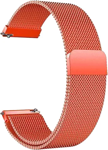 Vista 10 de Correa de reloj de liberación rápida compatible con Fossil Gen 5E Smartwatch Correa de repuesto de malla metálica de acero Azul