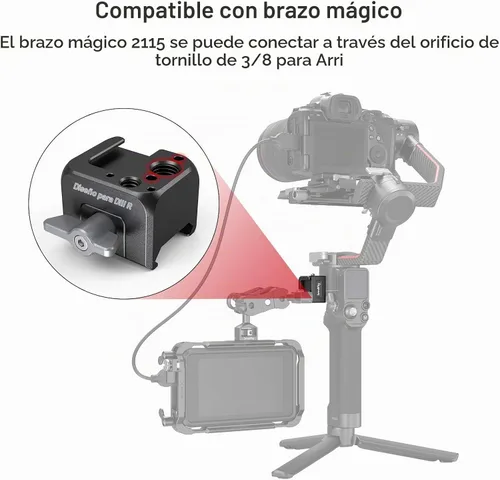 Vista 5 de SmallRig Soporte de abrazadera NATO para DJI RS 5 / RS 4 Mini/RS 2 / RSC 2 / RS 3 / RS 3 Pro/RS 3 mini/RS 4 / RS 4 Pro Gimbal - 3025