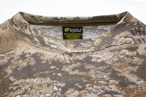 Vista 6 de SCENTBLOCKER Camisa ligera de manga corta de algodón fusionado, ropa de caza de camuflaje