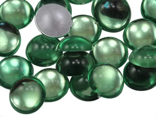 Vista 19 de Allstarco Cabujones redondos de acrílico con parte trasera plana de 0.276 in, 9/32 pulgadas, gemas de perlas de plástico para hacer joyas