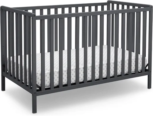 Vista 15 de Delta Children Heartland Cuna Convertible 4 en 1 - Certificado Greenguard Gold, Gris