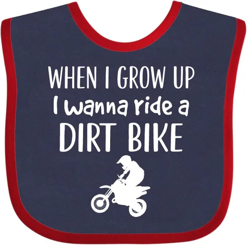 Vista 9 de inktastic Babero para bebé de motocross Future Dirt Biker