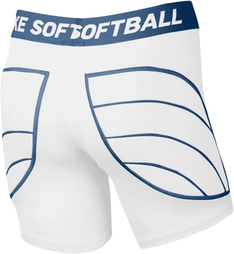 Vista 2 de Nike Pantalones cortos de compresión Dri-Fit Softball Slider para niña