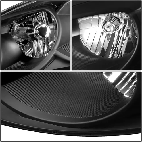 Vista 3 de DNA Motoring HL-OH-CI06-BK-CL1 - Faros delanteros de carcasa negra compatibles con Impala 06-13