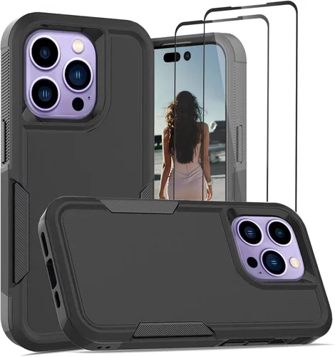 Vista 25 de Jeylly Funda para iPhone SE/Funda para iPhone 5S, Exterior de Plástico Duro que Absorbe Golpes + Interior de Silicona de Goma Defensor contra