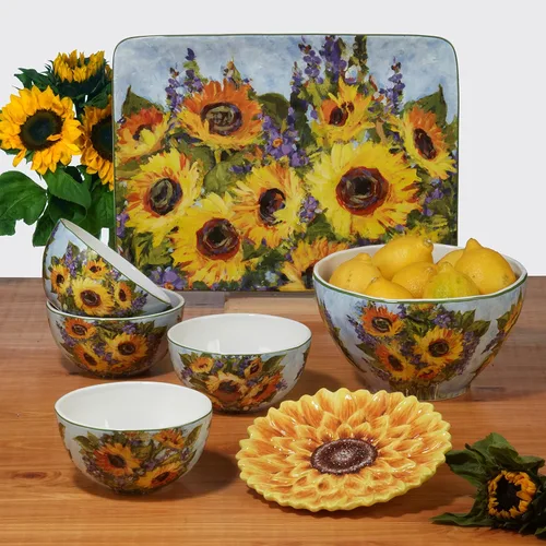 Vista 5 de Certified International Ramo de girasol 36 oz. Tetera