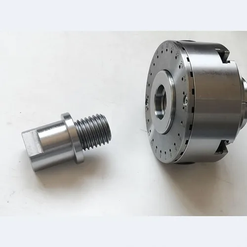 Vista 4 de Adaptador de husillo de cabezal de torno de carpintería, 1 pulgada 8TPI a 5/8 pulgadas 45 adaptador de husillo de torno de acero para carpintería