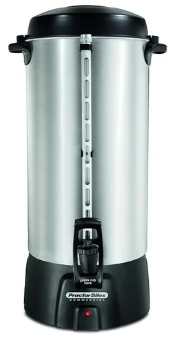 Vista 2 de Proctor Silex 45100 Urna para café de aluminio cepillado para 100 tazas