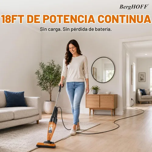 Vista 3 de Berghoff Merlin - Aspiradora con cable todo en uno, con herramientas, color naranja