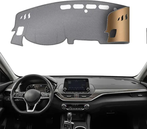 Vista 17 de Alfombrilla Protectora para Salpicadero Compatible con Nissan Altima 2012-2007 (Código de Cuerpo L32, Sin Modelos HUD), Alfombrilla Antirreflejos
