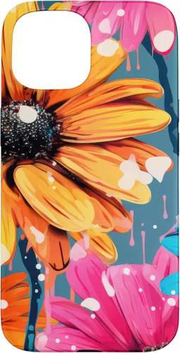 Vista 6 de Drip Gerbera Daisies Case for iPhone 17