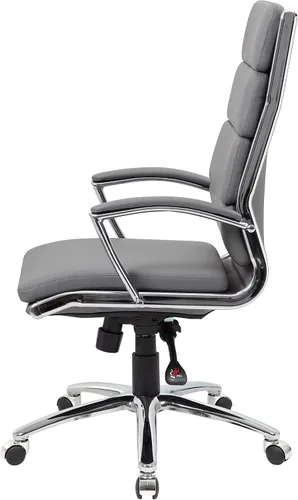 Vista 8 de Boss Office Products CaressoftPlus - Silla ejecutiva, color gris