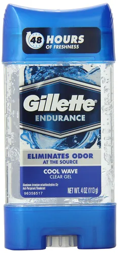Vista 12 de Gillette Endurance Antitranspirante/desodorante, gel transparente Cool Wave, 3.8 onzas (paquete de 2), el embalaje puede variar