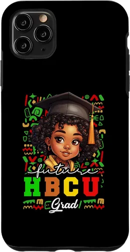 Vista 13 de Future HBCU Grad Black Girl Kids Graduation HBCU College Case for iPhone 16