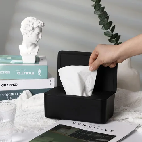 Vista 5 de NOVWANG Dispensador de toallitas, soporte para toallitas para bebés, mantiene las toallitas frescas, contenedor de toallitas recargables para Negro