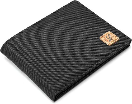 Vista 5 de Cartera de tela minimalista con bloqueo RFID Minimalista
