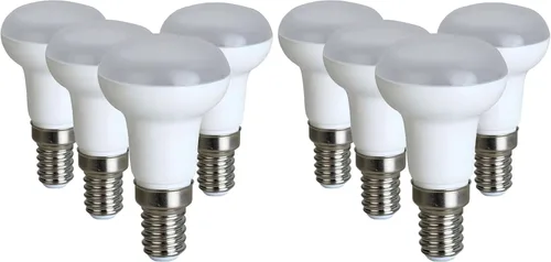 Vista 8 de Bombillas LED R50 de 5 W (bombilla incandescente de 45 W) 3000 K R50 bombillas LED de cuello largo reflector base E14 ángulo de haz de 120 grados