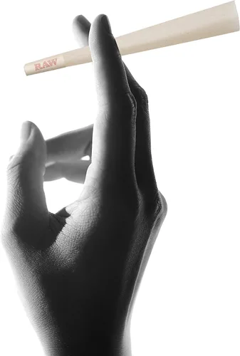 Vista 4 de RAW Cones Organic King Size: 100 unidades, papel de conos preenrollados, 4.291 in Papeles de liar patentados de combustión lenta, totalmente