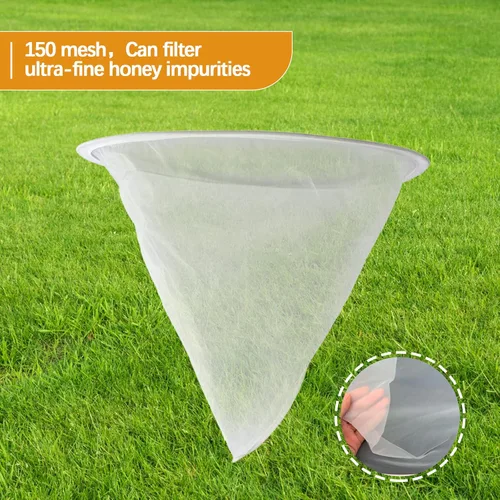 Vista 3 de Bolsa de filtro de miel de abeja, filtro de malla ultrafina, filtro de malla de nailon para cocina, filtro de cubo de 5 galones, bolsas de filtro