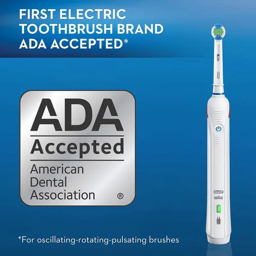 Vista 7 de Oral-B Cepillo de dientes eléctrico recargable ProAdvantage 1500, alimentado por Braun (2 unidades)