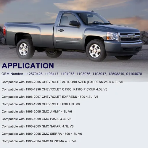 Vista 2 de MOSTPLUS Distribuidor de encendido compatible con camioneta Chevy GMC 4.3L V6 Vortec 1996-2005 12598210