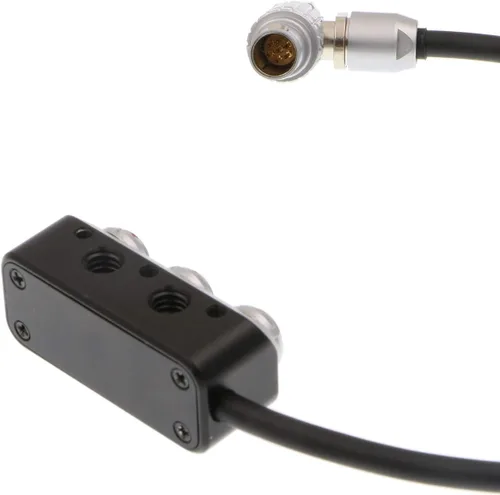 Vista 4 de Alvin's Cables Cable de alimentación Run Stop para Arri Alexa Mini EXT 7 pines a RS 3 pines y 2 × 2 pines 1 a 3 caja divisor de alimentación