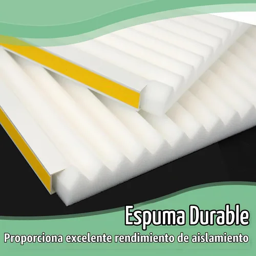 Vista 4 de Paneles aislantes de espuma para aire acondicionado de ventana, cubierta interior de unidad de aire acondicionado para ventana para verano e