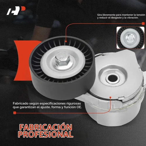 Vista 4 de A-Premium (F150) Conjunto de tensor de correa con polea compatible con Ford