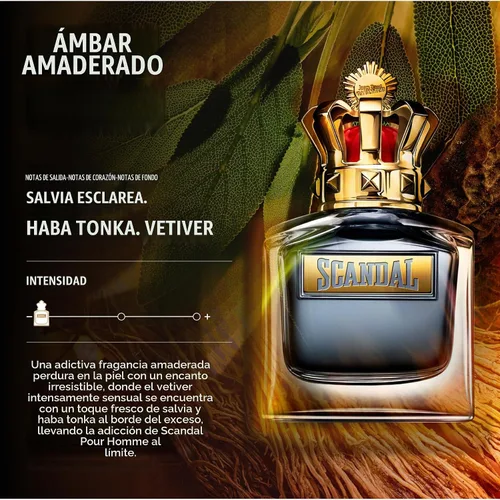 Vista 2 de Jean Paul Gaultier Scandal Pour Homme Eau de Toilette for Men