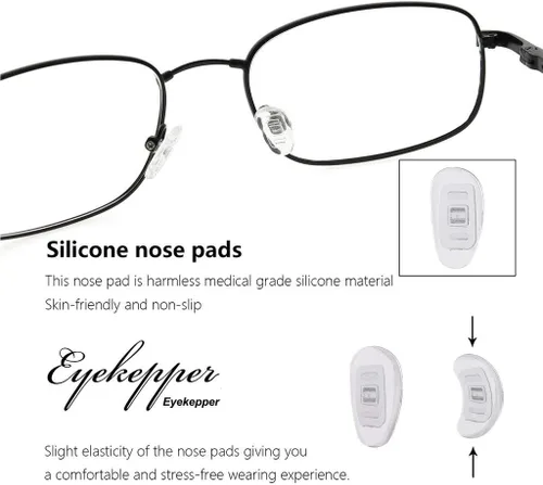 Vista 5 de Eyekepper Gafas de lectura para hombre y mujer con memoria de titanio flexible