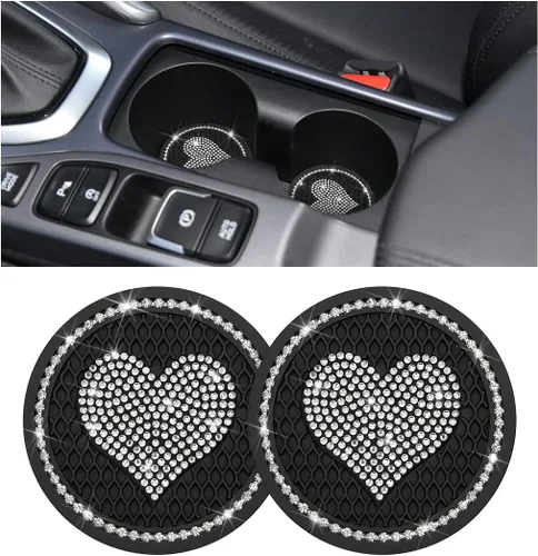 Vista 11 de zipelo Paquete de 4 Posavasos para Tazas de Automóvil, Inserto Posavasos para Portavasos de Vehículo de 2.75 Pulgadas, Antideslizante Automotriz