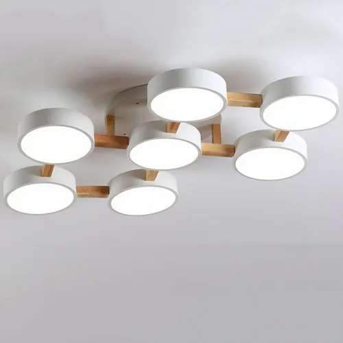 Vista 26 de Lámpara de techo LED, lámpara de techo 33WGreen 3 CCT para dormitorio, sala de estar, cocina