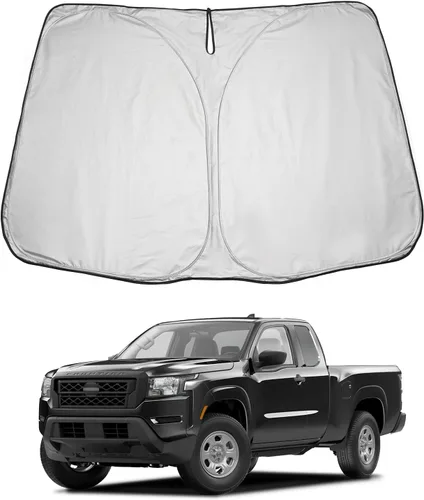 Vista 40 de LUWU Parasol para parabrisas para Dodge RAM 1500 y 2500 2009-2018 - Parasol para ventana delantera con bloqueo de rayos UV