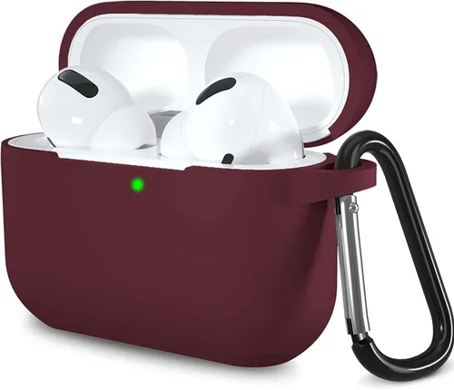 Vista 7 de Lerobo Funda compatible con AirPods Pro, funda protectora de silicona suave diseñada para Apple AirPod Pro 2, funda de carga para mujeres y hombres