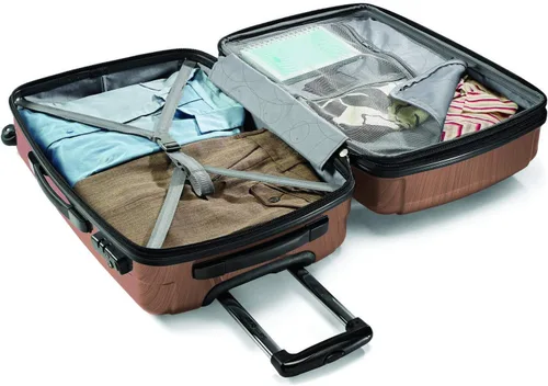 Vista 2 de Samsonite Winfield 2 - Equipaje rígido con ruedas giratorias, Oro Rosa