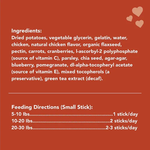 Vista 7 de Get Naked Palitos masticables dentales súper antioxidantes sin granos para perros pequeños, masticables y golosinas dentales naturales para perros