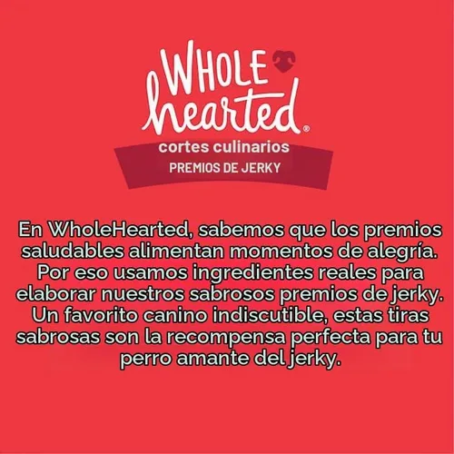 Vista 5 de WholeHearted by Petco Culinary Cuts Receta de carne seca para perros golosinas de 16 onzas