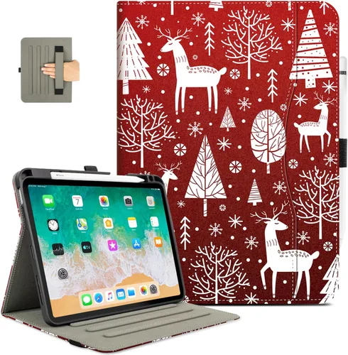 Vista 21 de Vimorco Funda para iPad Air 4ª/5ª 10.9, para iPad Air 6ª 11 M2, para iPad Pro de 11 pulgadas 4ª/3ª/2ª/1ª generación, soporte para lápiz, correa
