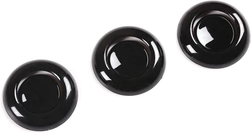 Vista 2 de Cubierta de plástico ABS para decoración de botón de interruptor de asiento de automóvil para Land Rover Defender 110 2020 para Defender 90 Negro