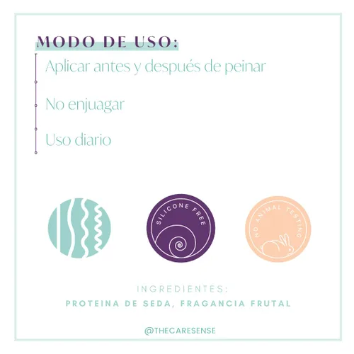 Vista 3 de Chihtsai No 12 Perfume Smooth Hair Detangler sin enjuague (Fruity)