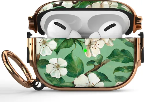Vista 10 de Maxjoy Funda para AirPods 3 con cerradura, funda protectora rígida de 3ª generación para AirPod de 3ª generación para mujeres y hombres con llavero