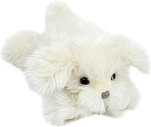 Vista 15 de MON AMI Bogart - Peluche de cachorro lanudo de 18 pulgadas, peluche suave y tierno con patas largas y pies flexibles, adorable animal de peluche