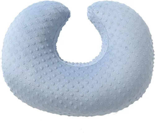 Vista 3 de Funda de almohada de lactancia para bebés, fundas de almohada de lactancia para madres lactantes, ajuste ultra suave, almohadas de lactancia Azul