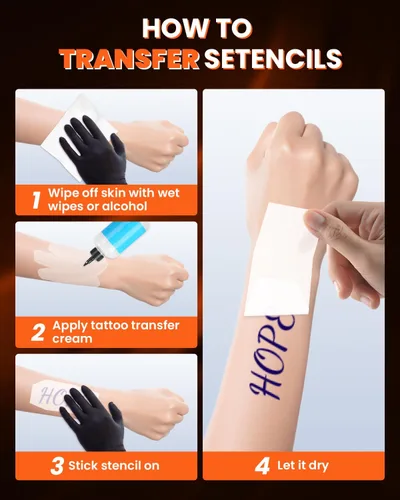 Vista 8 de COLORWING M08F - Impresora inalámbrica portátil de plantillas de tatuajes, máquina térmica sin tinta Bluetooth para plantillas de tatuajes con 10